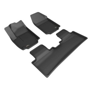 GMC Terrain Floor Mat Set - 3D MAXpider - Kagu - Black - `25-`26 GMC Terrain Floor Mat Set - 3D MAXpider - Kagu - Black - `25-`26